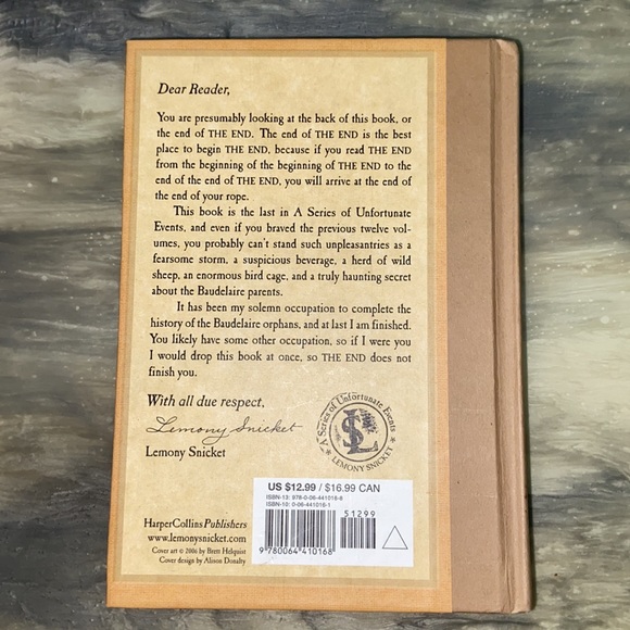 A series of Unfortunate events that end by lemony Snicket first edition - Picture 7 of 9